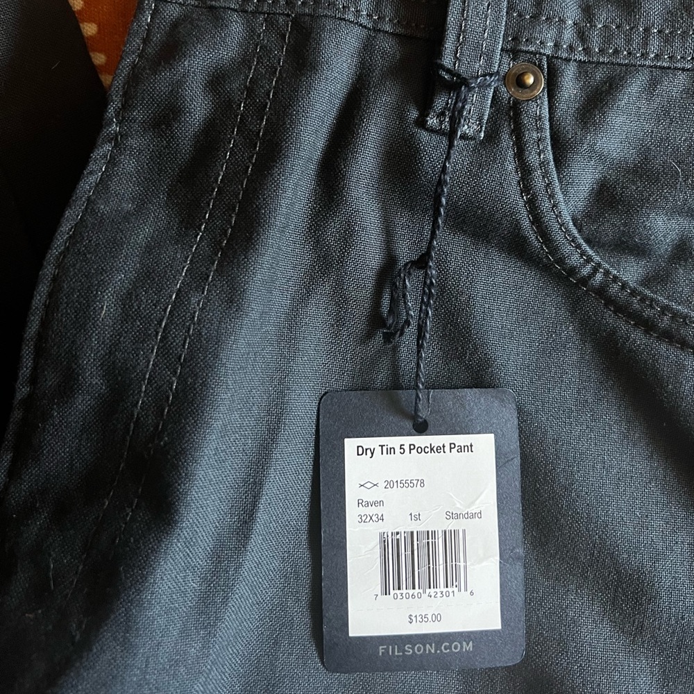 Filson dry tin 5 pocket pant